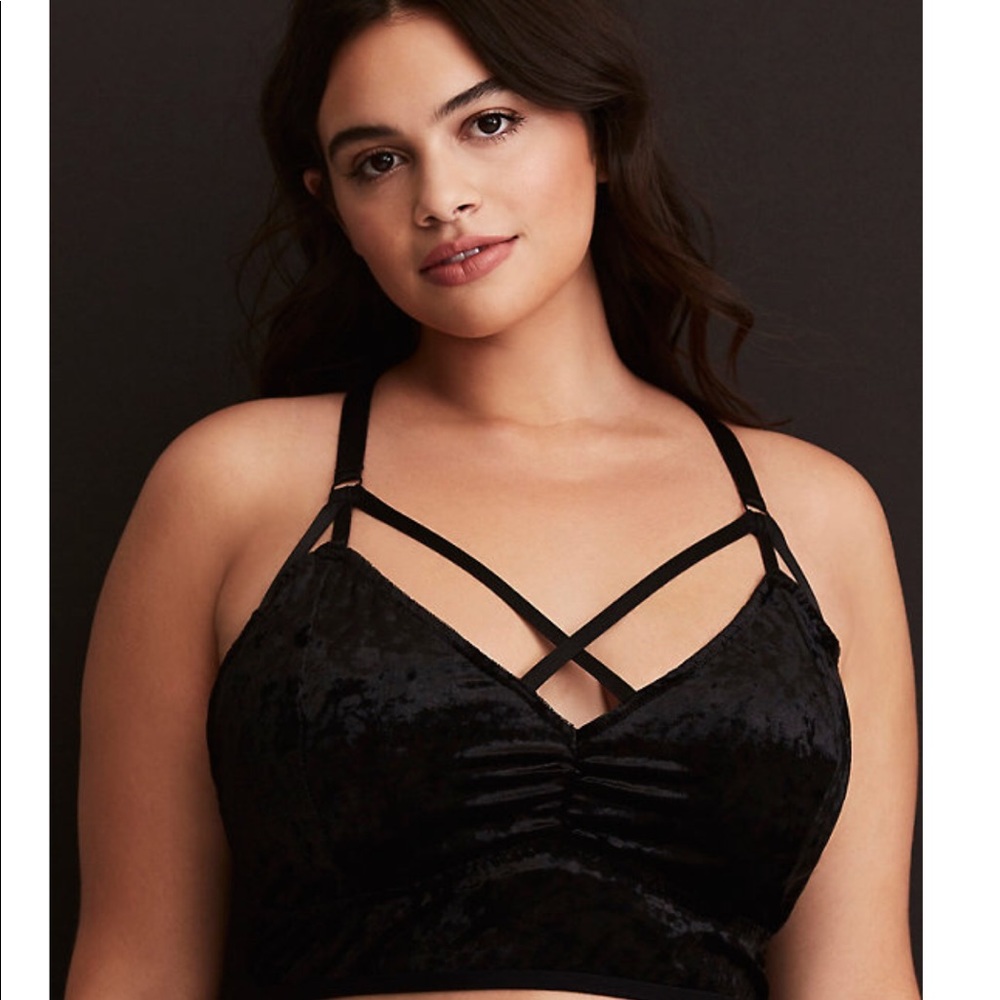 Torrid Velvet Bralette!!